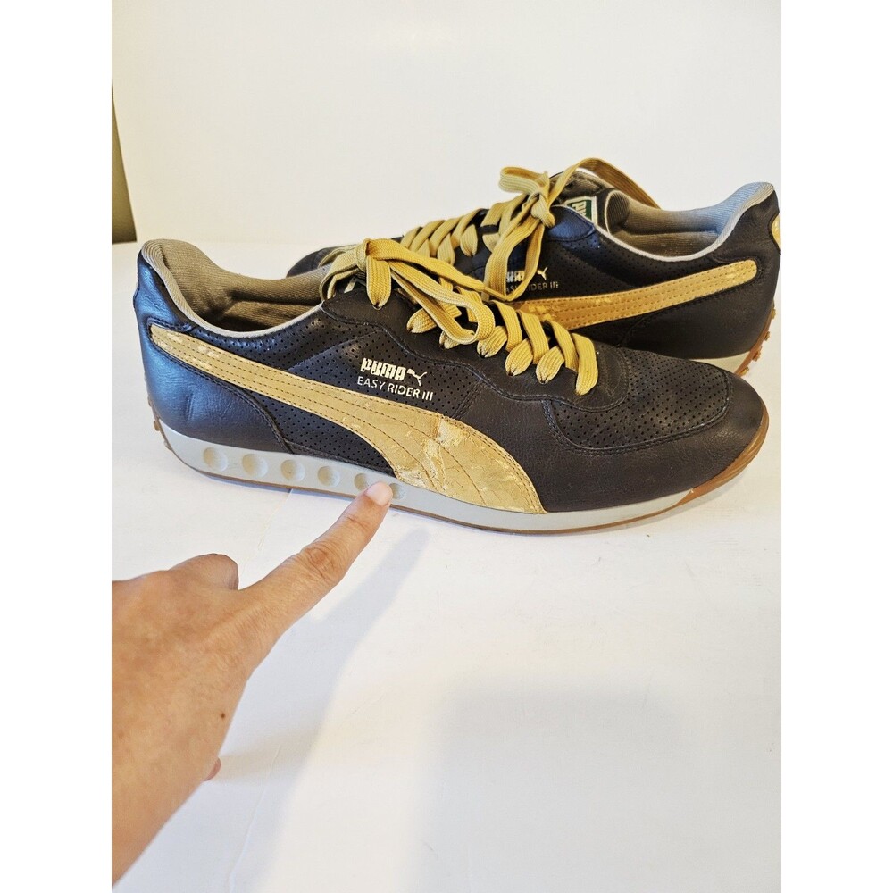 PUMA Men's Easy Rider III Leather Sneakers Brown Size 11.5 - Picture 4 of 11